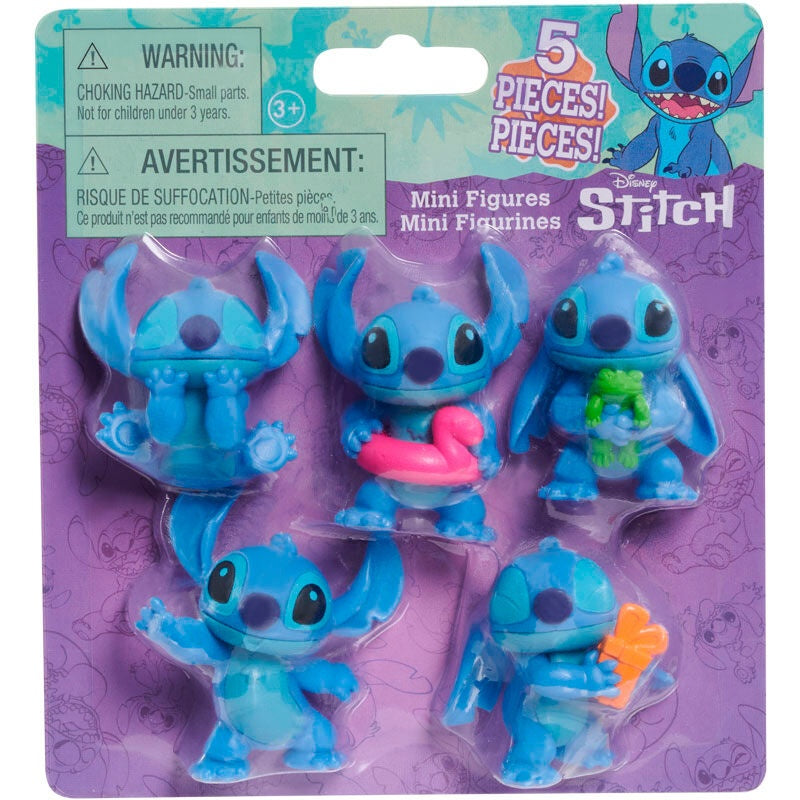 Stitch Figur Set - 5 Collectible Action Figurer