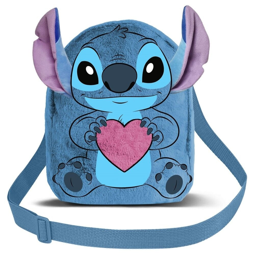 Stitch Heart Plyschväska för barn, mjuk och gosig