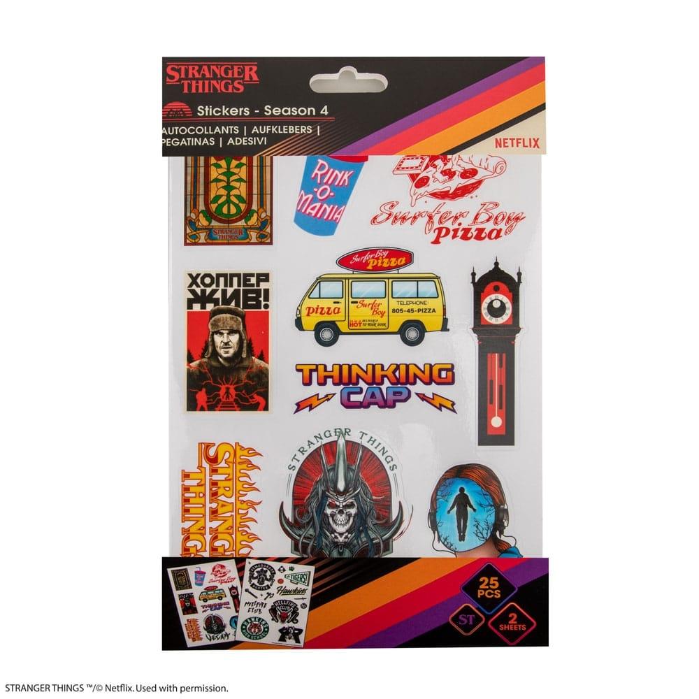 Stranger Things Sticker Pack Sæson 4