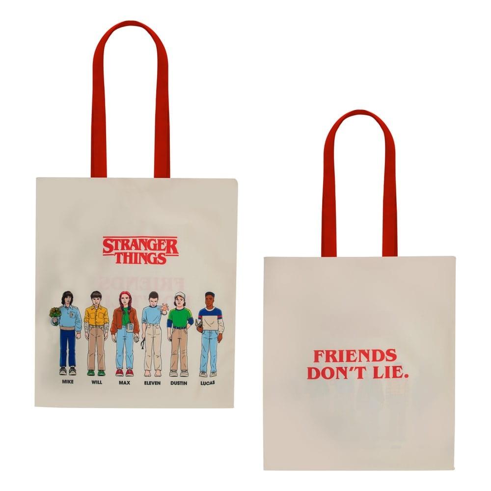 Stranger Things Tote Bag Vänner ljuger inte