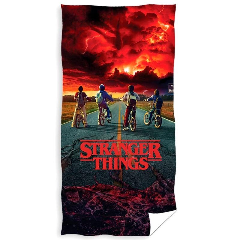 Stranger Things strandhåndklæde i mikrofiber