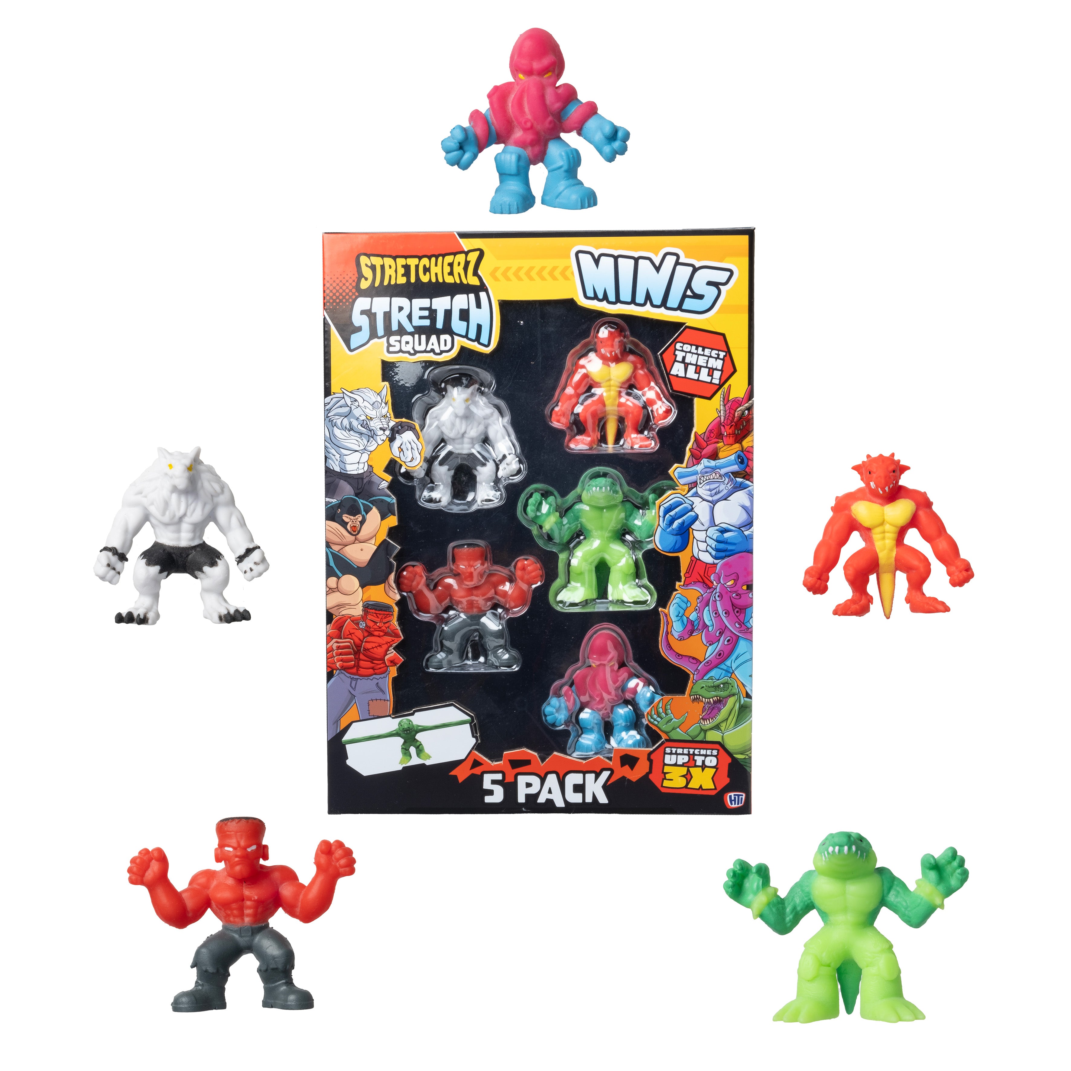 Stretch Squad Minis Stretchfigurer 5 St