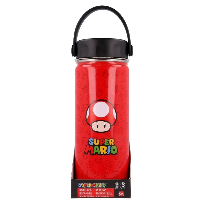 Super Mario Bros vattenflaska i rostfritt stål 530ml