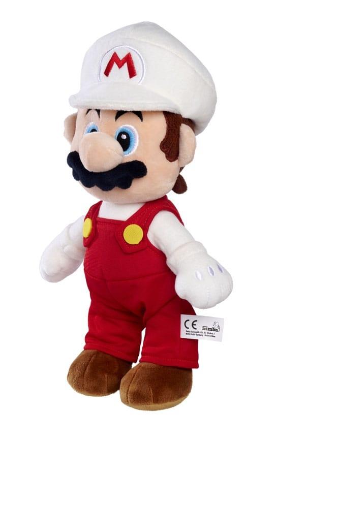 Super Mario plyschfigur Feuer Mario 30 cm