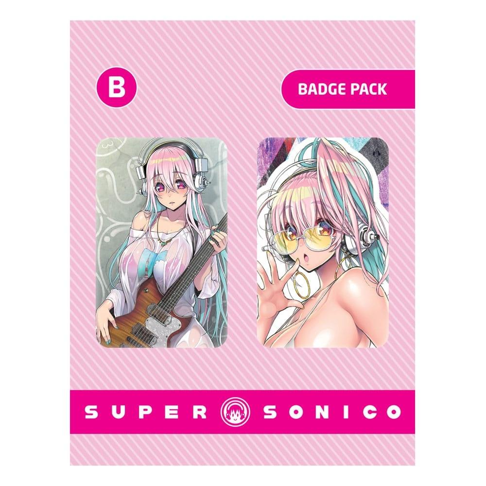 Super Sonico Pin Badges 2-pak sæt B