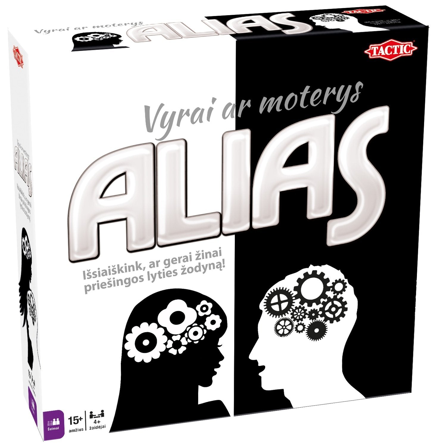 Tactic Board Game Alias ​​​​Women Vs. Mænd (på litauisk.)