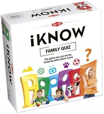 Taktisk brætspil "I Know" Family Guiz (på lettisk sprog.)