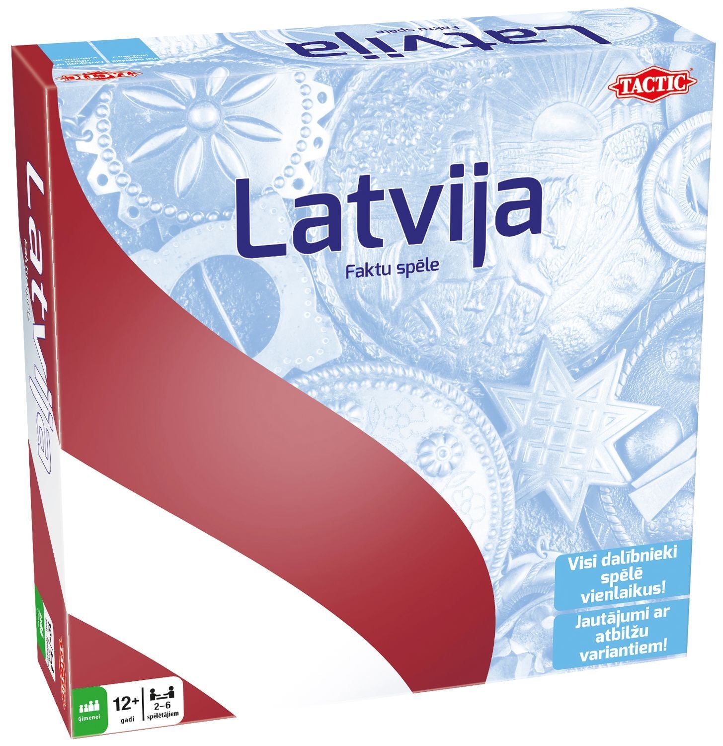 Tactic Board Game "Latvia" (på lettiska språk.)