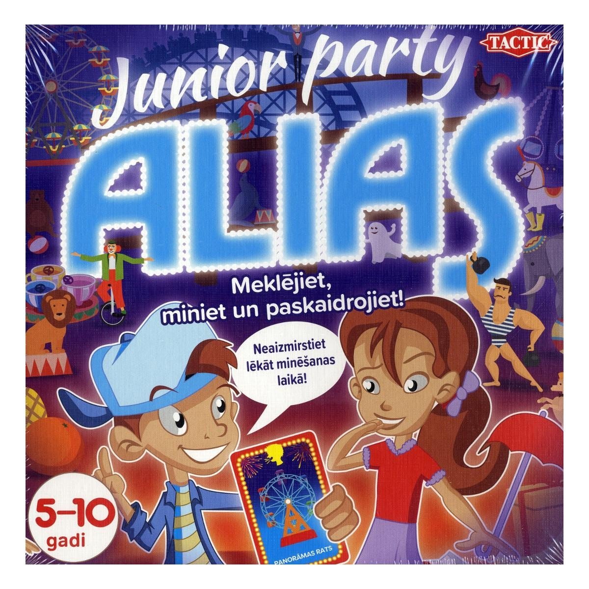 Tactic Board Game Spėle "Party Alias ​​​​Junior" (på latvisk.)