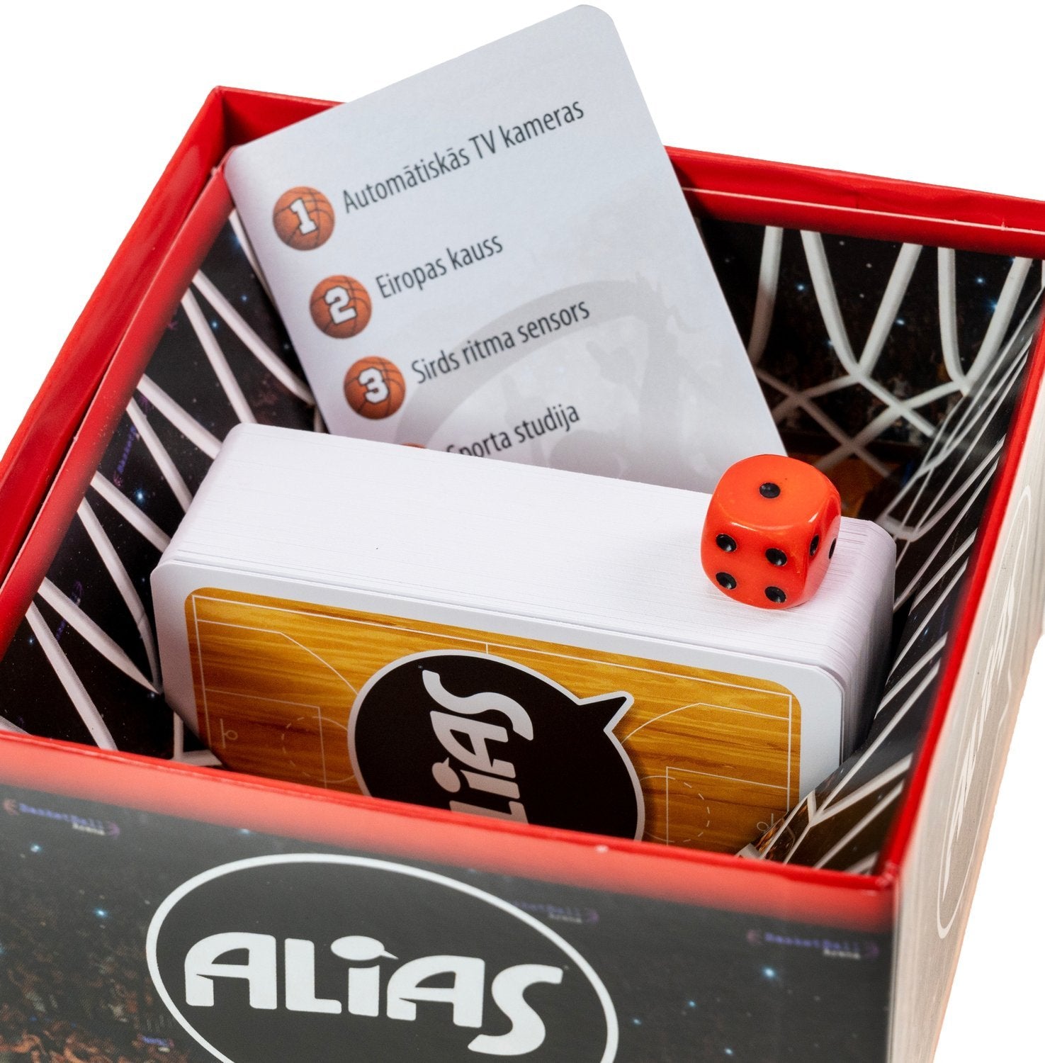 Tactic Boardgame Alias: Basketball (på latvisk.)