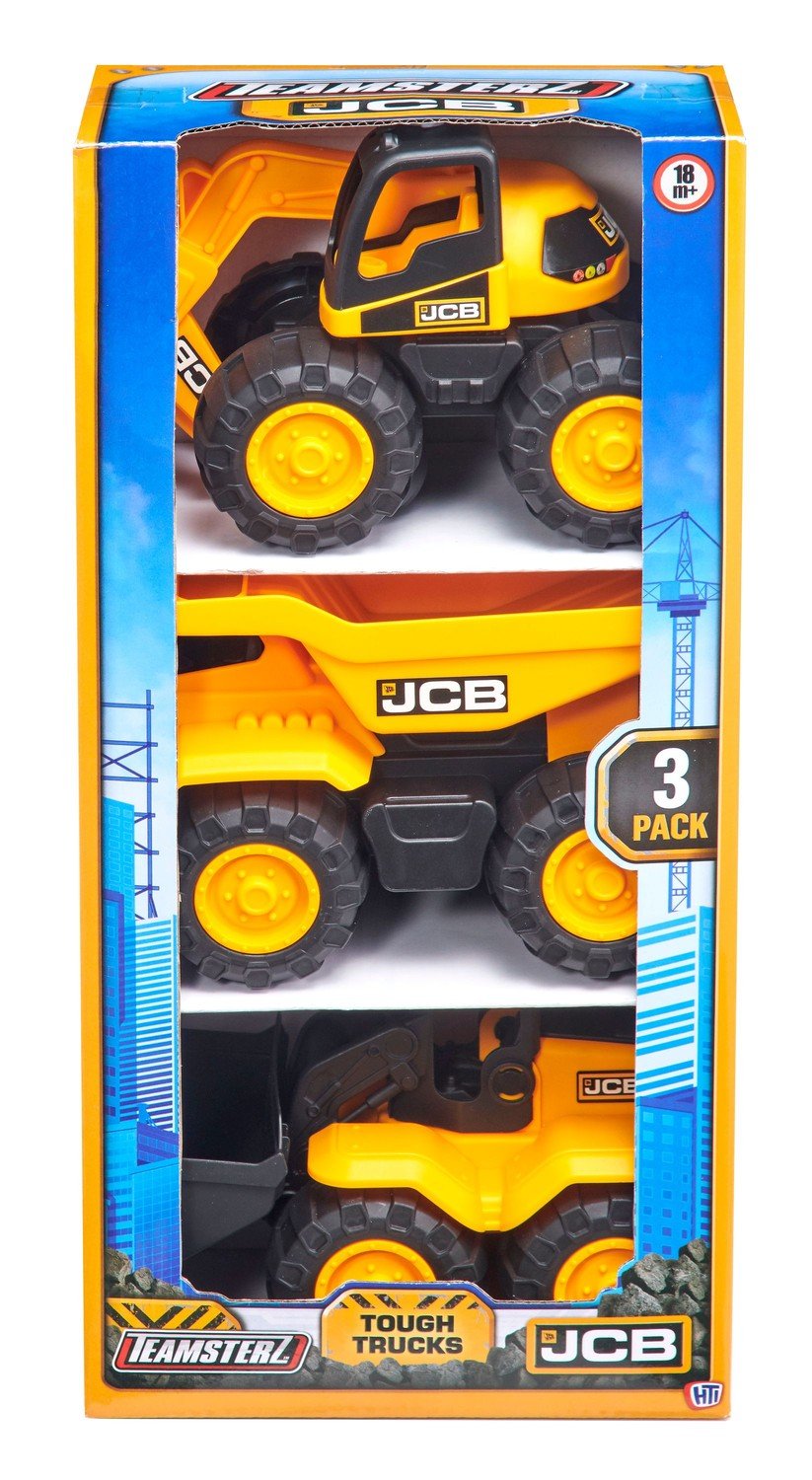 Teamsterz Jcb Trucks Sæt, 3 stk, 18Cm