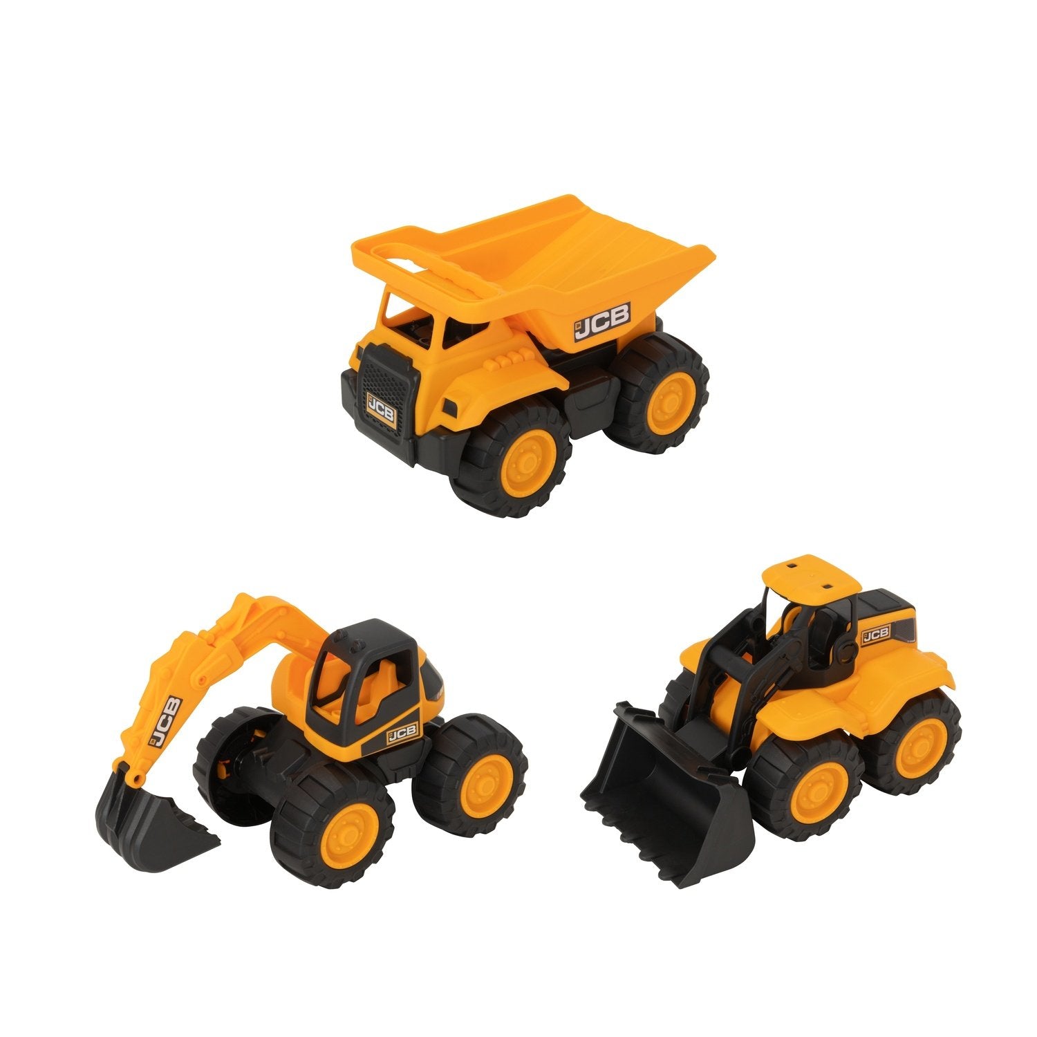 Teamsterz Jcb Trucks Set, 3stk, 18Cm