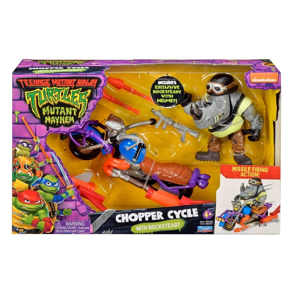 Teenage Mutant Ninja Turtles Action Figur Chopper med Rocksteady