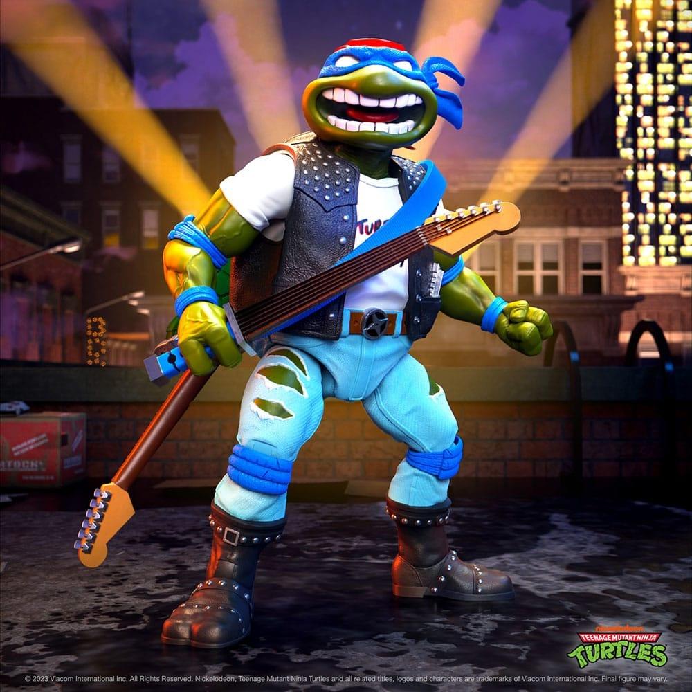 Teenage Mutant Ninja Turtles Ultimates Action Figur Classic Rocker Leo 18 cm