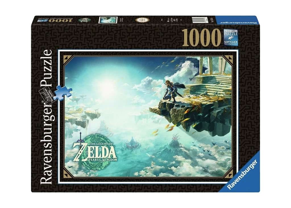 The Legend of Zelda: Tears of the Kingdom Jigsaw Puzzle Cover Art (1000 bitar)