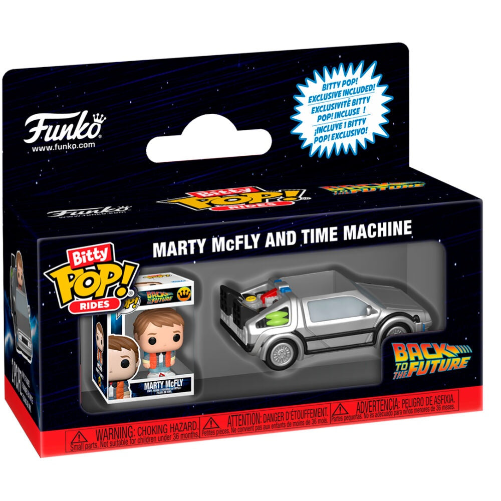 Tillbaka till Future Time Machine Bitty POP-figur