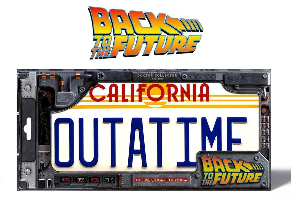 Tillbaka till framtiden Replica 1/1 'Outatime' DeLorean registreringsskylt