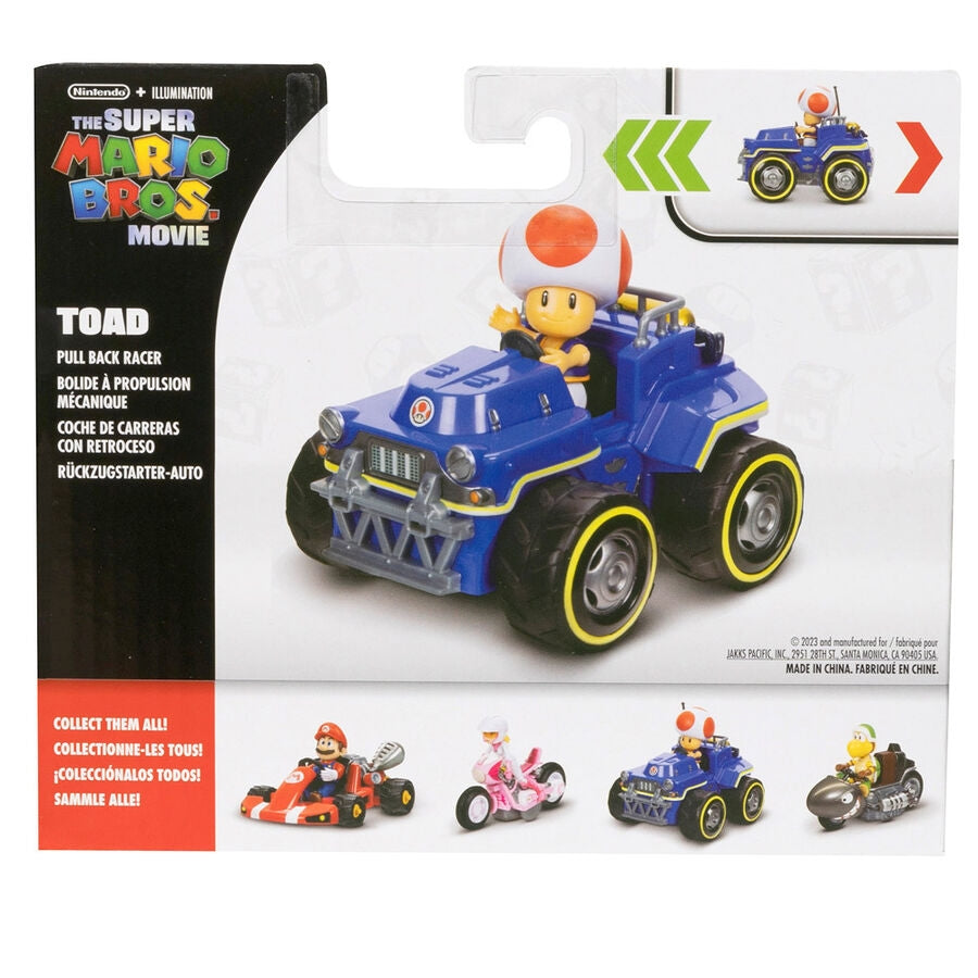Toad Kart-figur, 7 cm samlarleksak för Mario Kart-fans