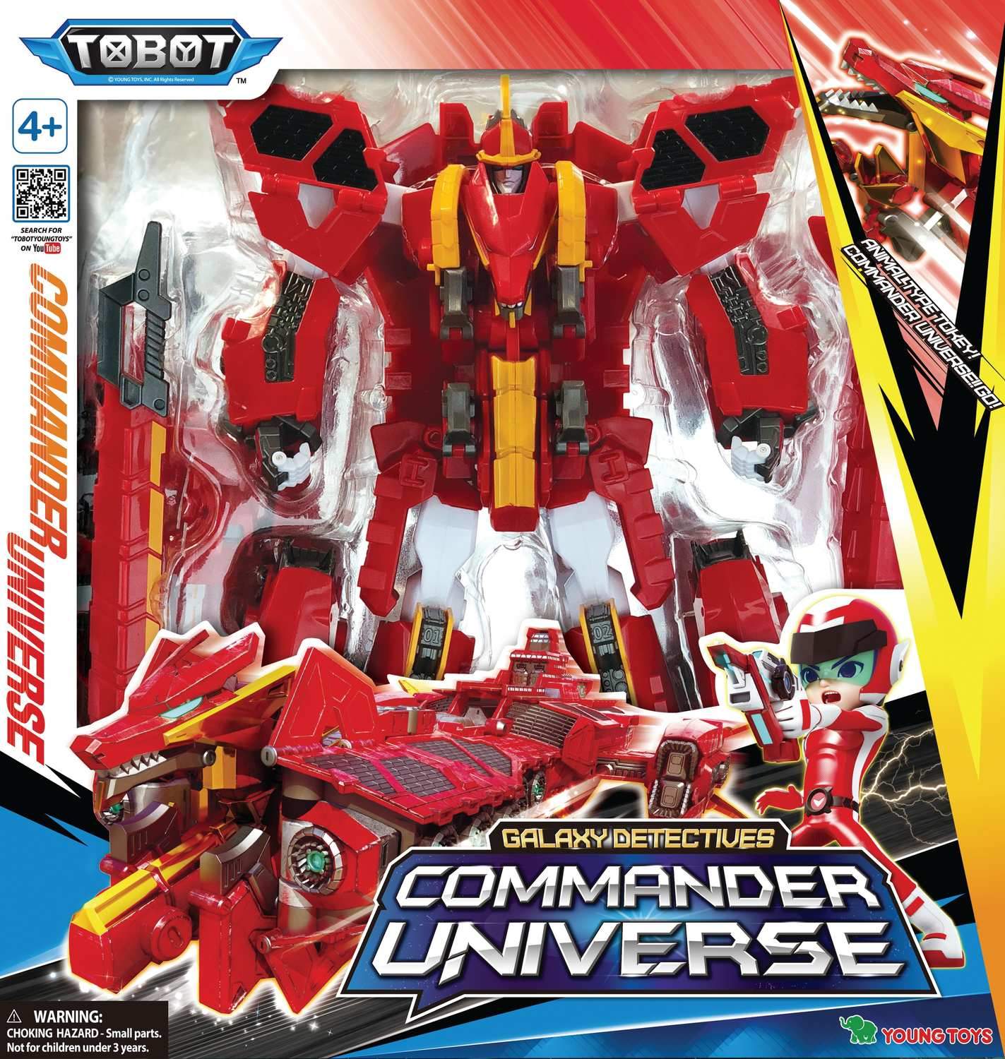 Tobot Galaxy Detectives Transforming Figur Commander Universe 33 Cm