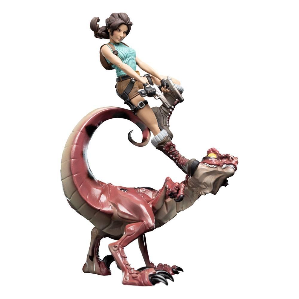 Tomb Raider Mini Epics Vinylfigur Lara Croft & Raptor 24 cm