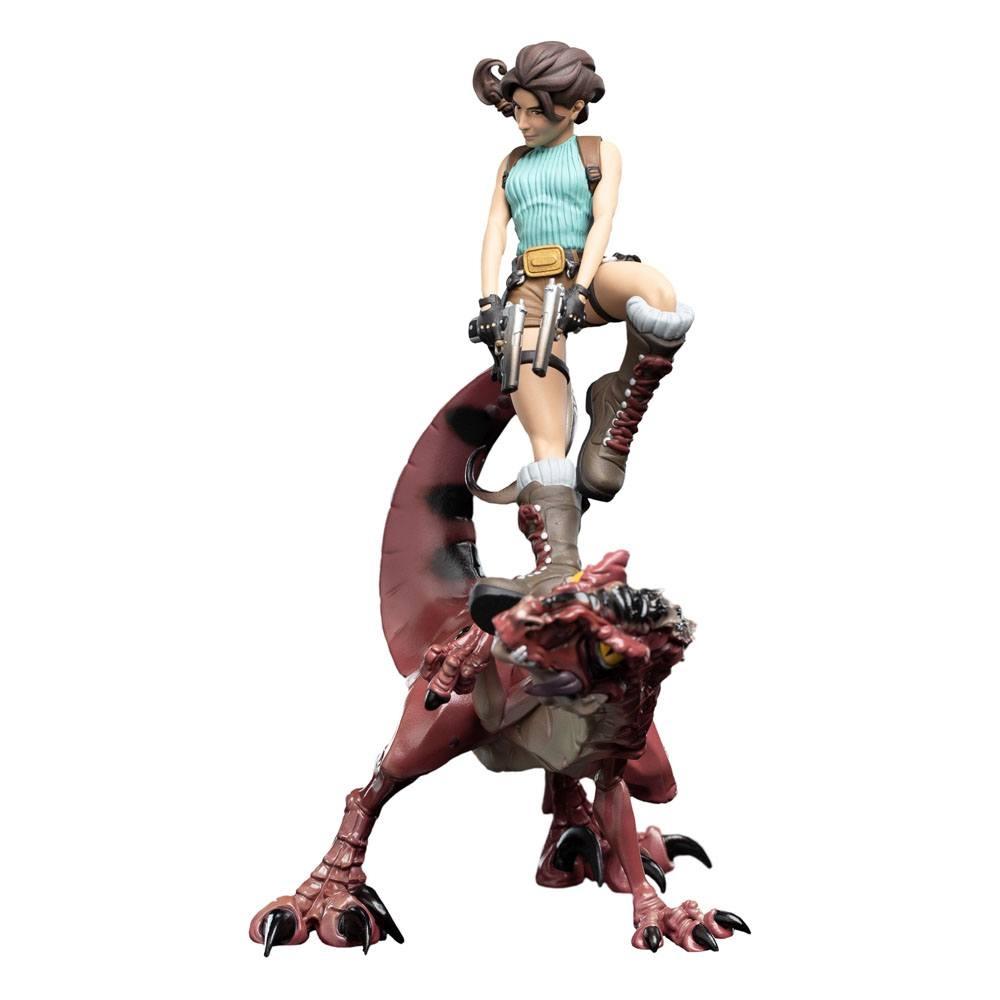 Tomb Raider Mini Epics Vinylfigur Lara Croft & Raptor 24 cm