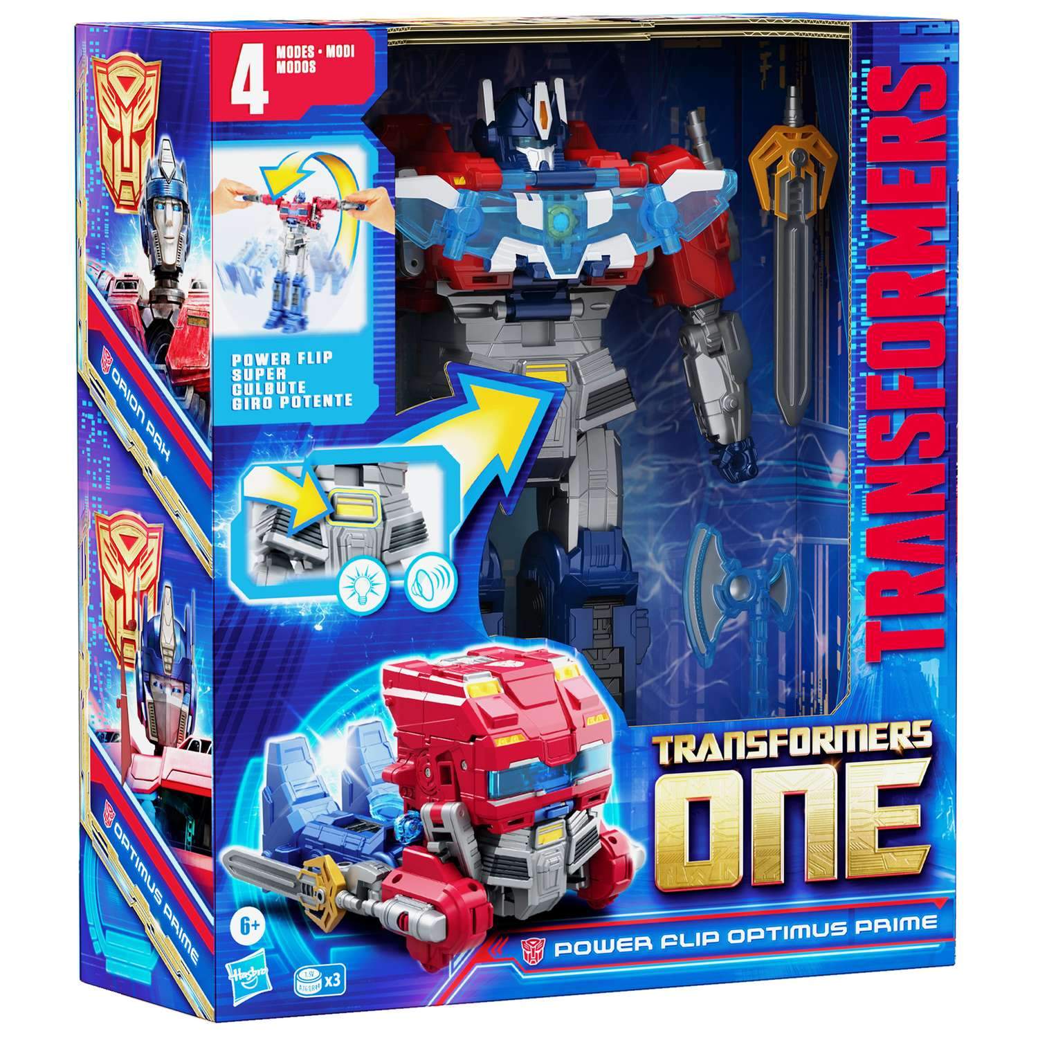 Transformers Mv8 Figur Power Flip Optimus Prime 25 Cm