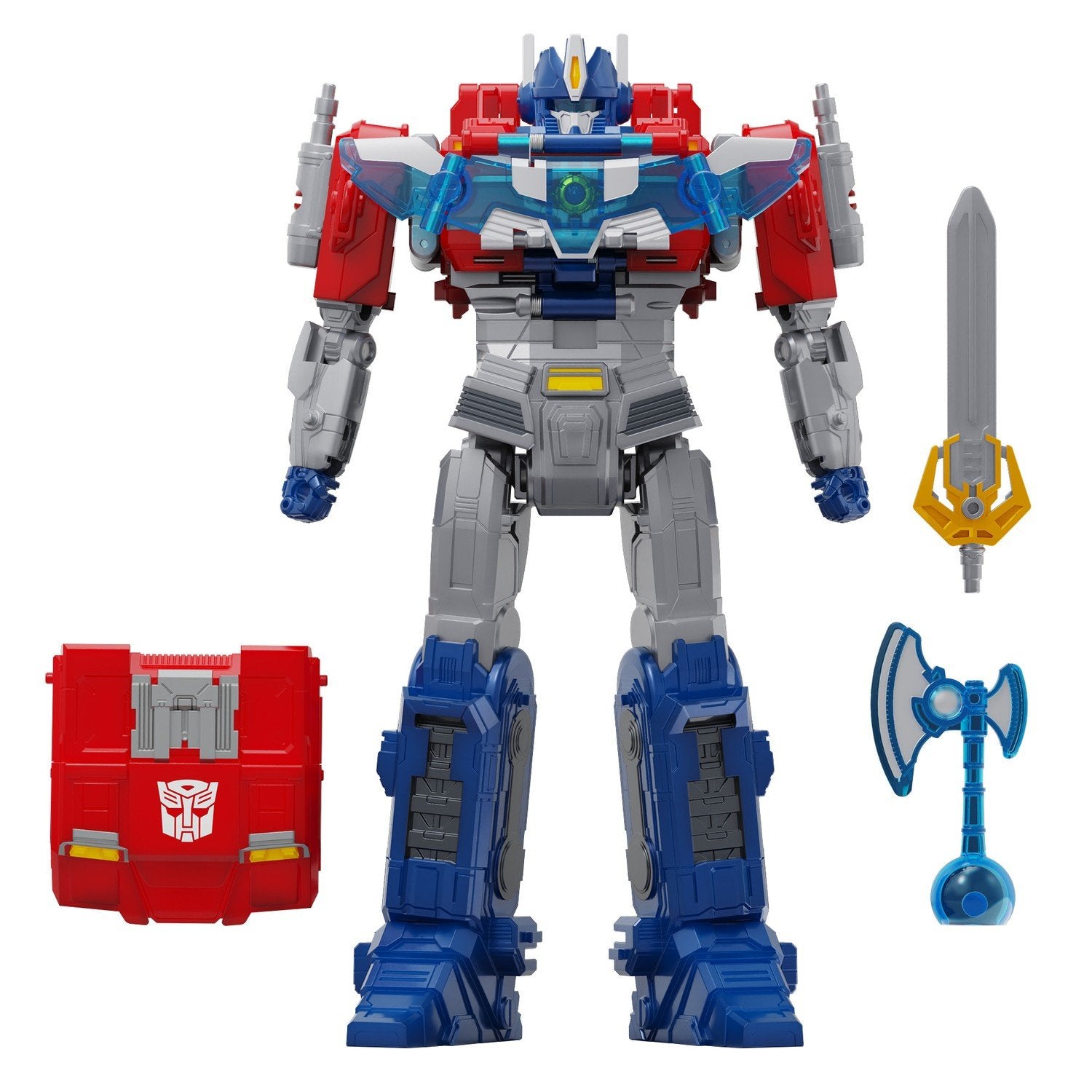 Transformers Mv8 Figur Power Flip Optimus Prime 25 Cm