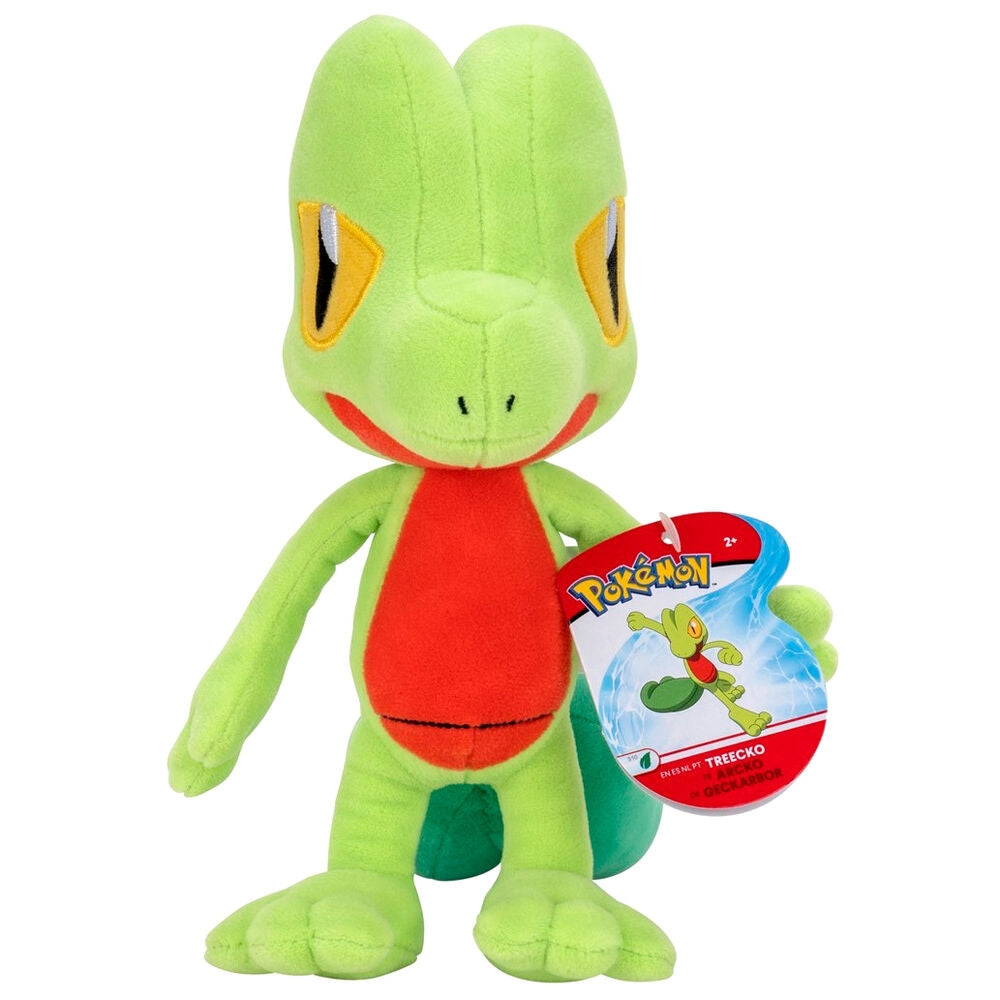 Treecko plyschleksak 20 cm - mjuk, gosig, perfekt för samlare
