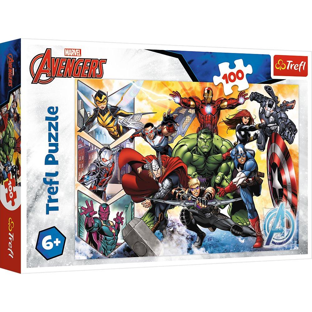 Trefl Avengers puslespil, 100 brikker