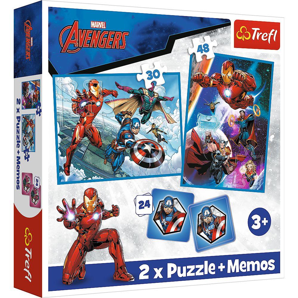 Trefl Avengers Pussel Set 30+48+M24