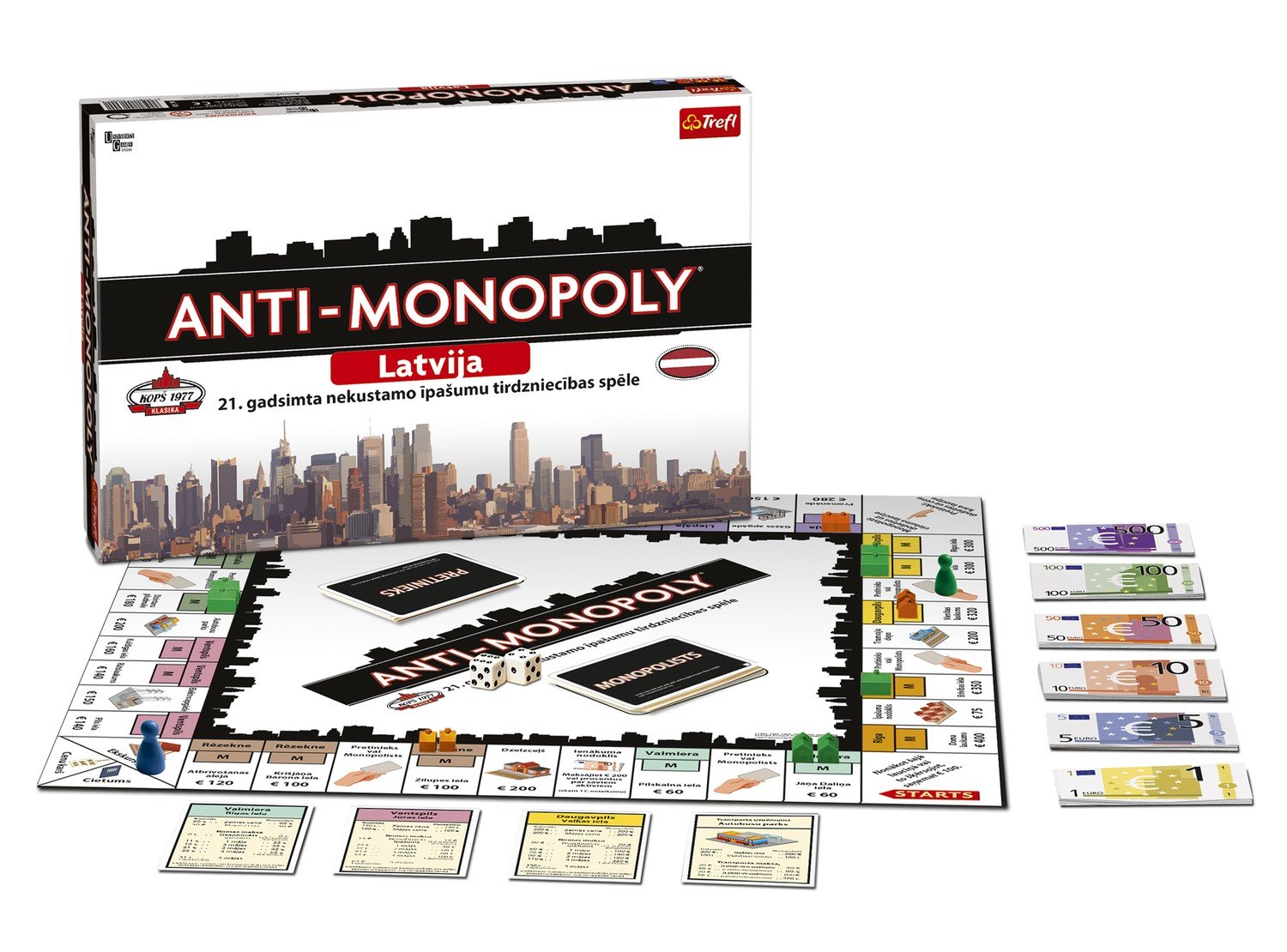 Trefl Board Game Anti-Monopoly (på lettiska språk.)