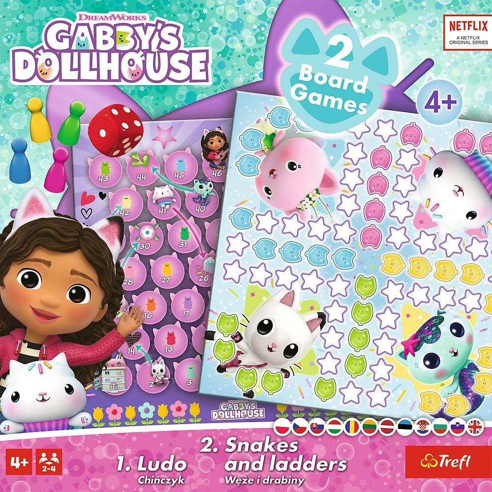 Trefl Gabby's Dollhouse Brettspill 2 i 1