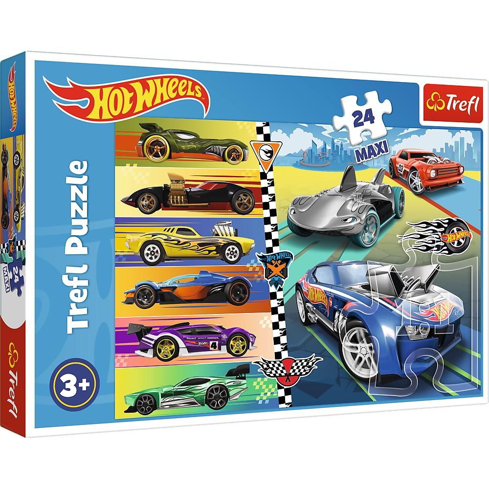 Trefl Hot Wheels Maxi Pussel, 24 st