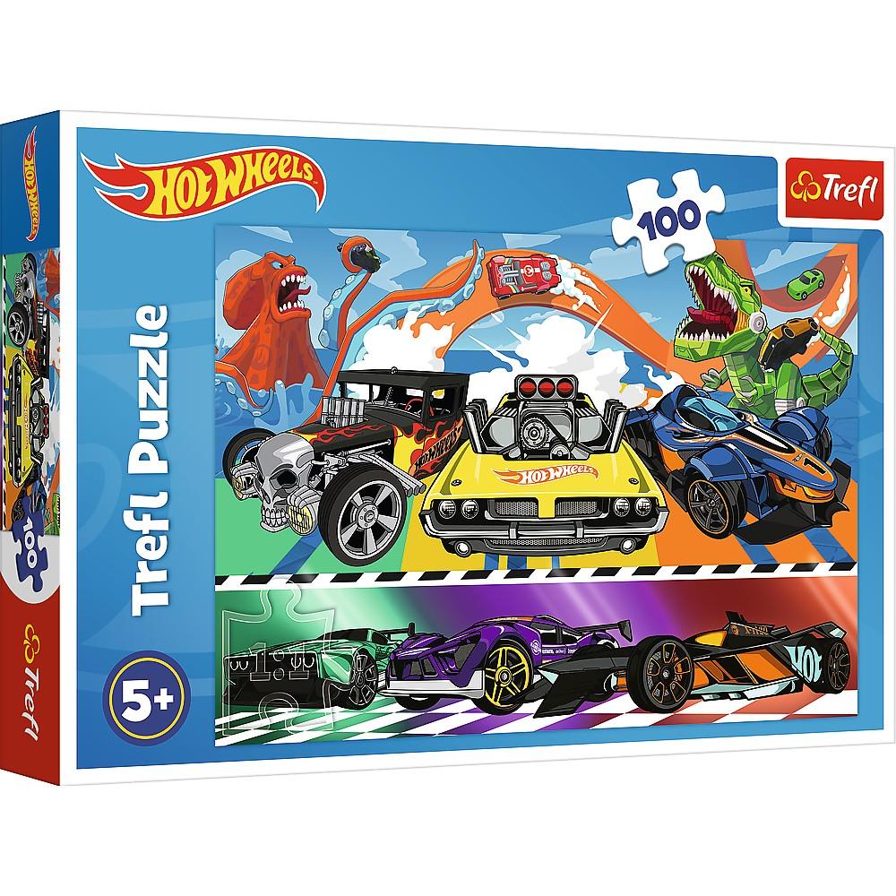 Trefl Hot Wheels Puslespil, 100 stk