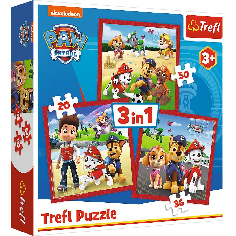 Trefl Paw Patrol Pussel 3 i 1 set