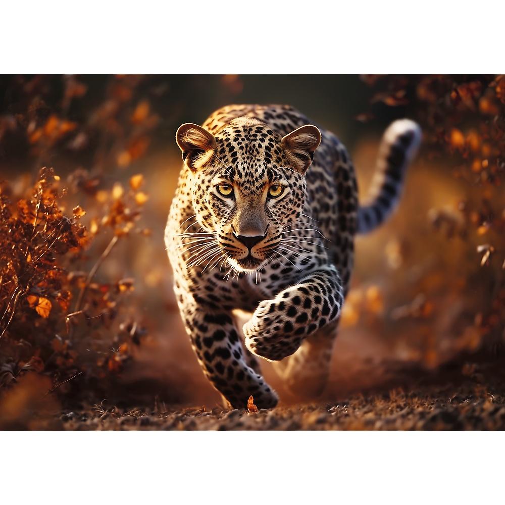 Trefl Premium Plus Puslespil Wild Leopard, 1000 brikker