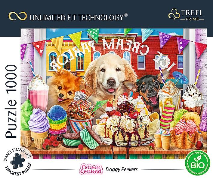 Trefl Prime Puzzle Cuteness Overload Dogs, 1000 stk