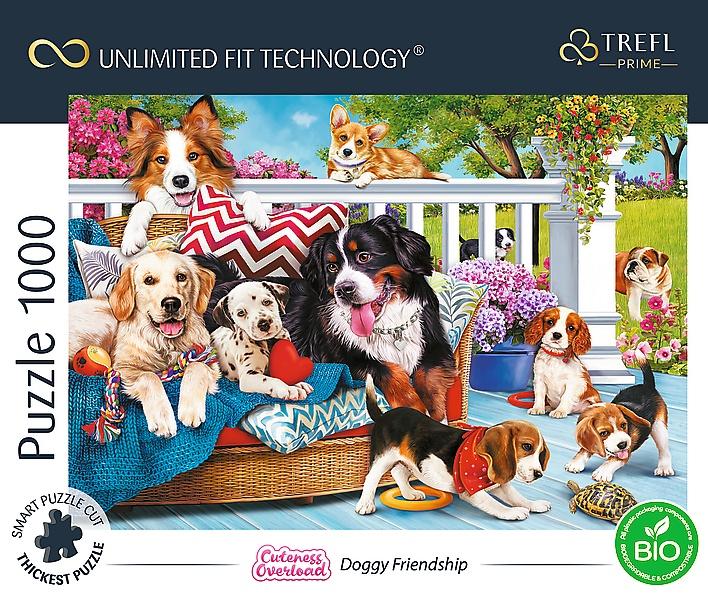 Trefl Prime Puzzle Cuteness Overload Dogs, 1000 stk