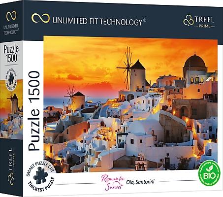 Trefl Prime Puzzle Romantic Sunset Santorini, 1500 brikker