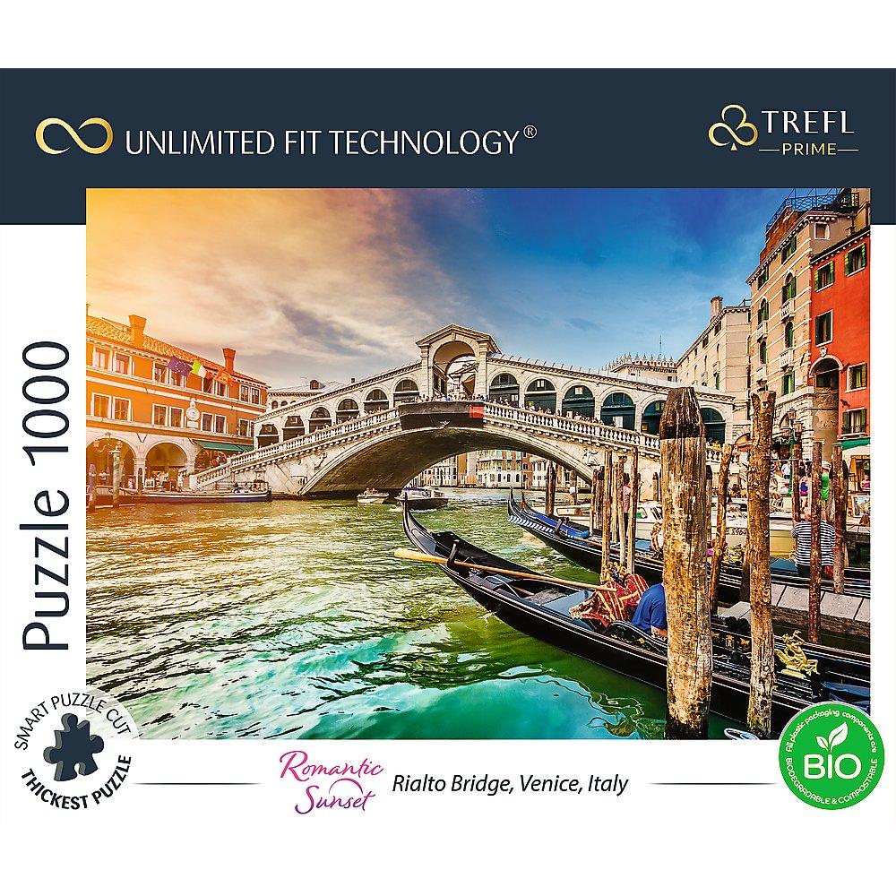 Trefl Prime Puzzle Romantic Sunset Venedig, 1000 brikker