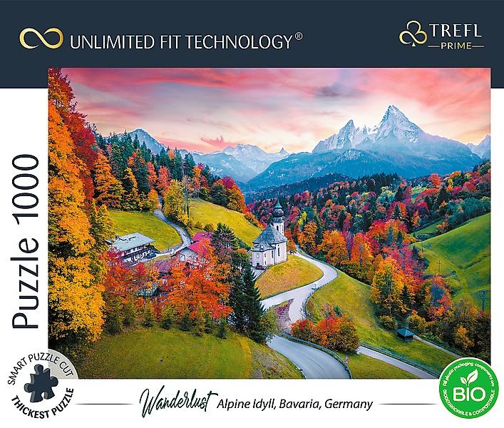 Trefl Prime Puzzle Wanderlust Bavaria, 1000 biter