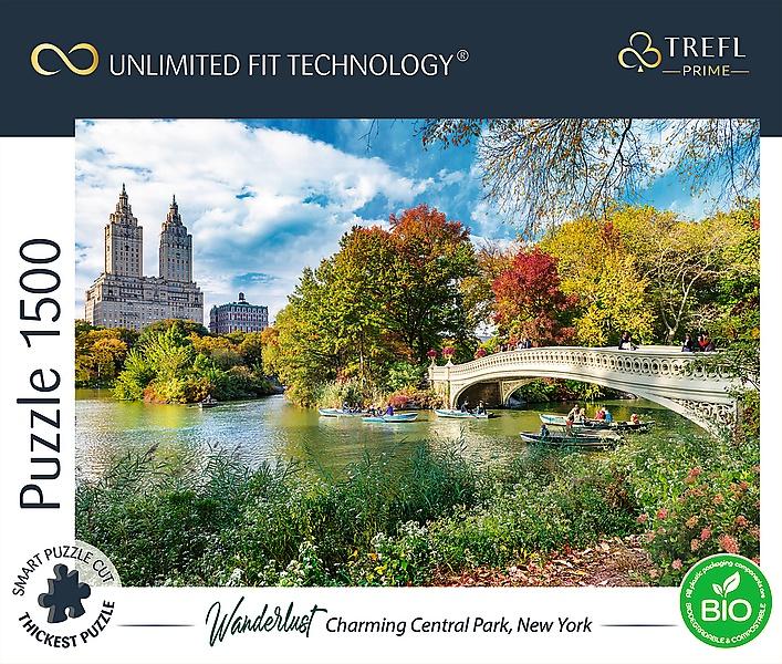 Trefl Prime Puzzle Wanderlust Central Park, 1500 brikker