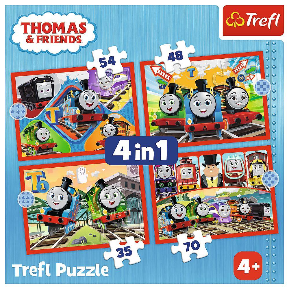 Trefl Thomas & Friends Pussel 4 i 1 set Thomas