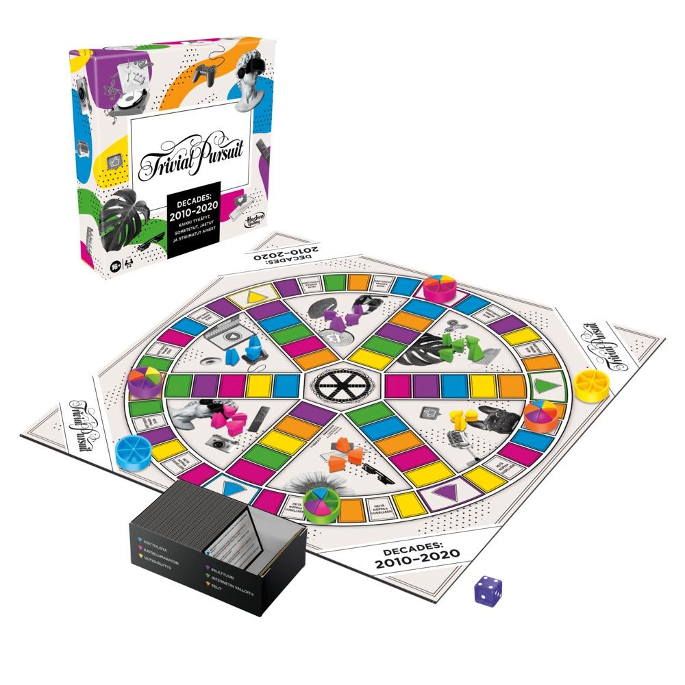 Trivial Pursuit brætspil årtier 2010 til 2020 (på finsk)