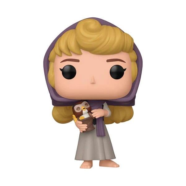 Tornerose 65 års jubilæum POP! Disney Vinyl Figur Aurora m/Ugle 9 cm