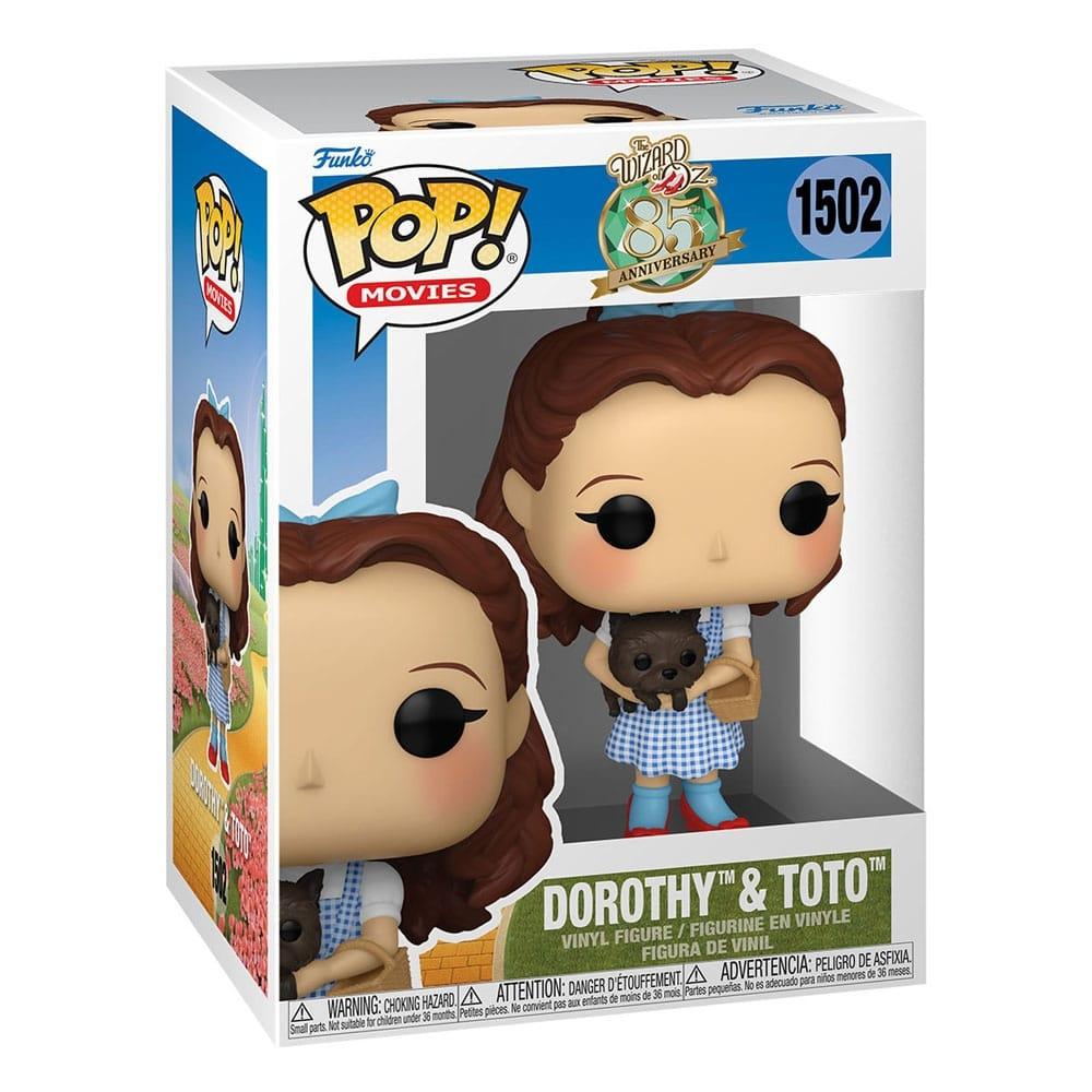 Troldmanden fra Oz POP &amp; Buddy! Film Vinyl Figur Dorothy m/Toto 9 cm