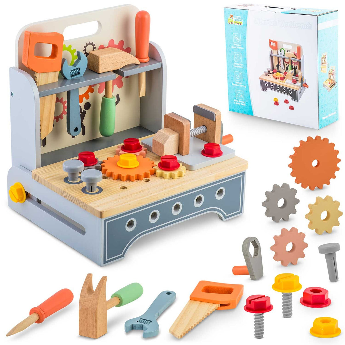 Träverkstad med verktyg RK-877 Ricokids