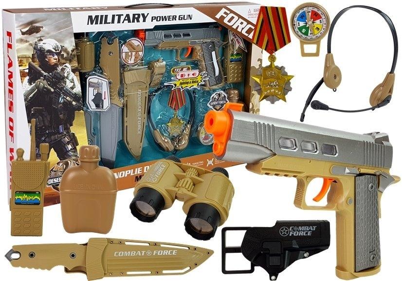 Ultimate Army Kit: pistol, kniv, kikkert, radio og meget mere!