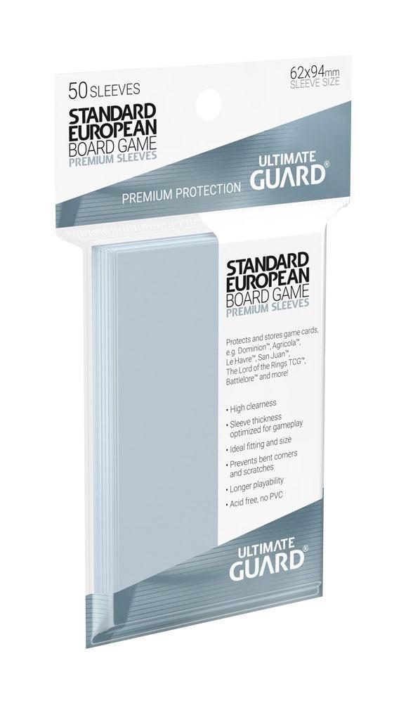 Ultimate Guard Premium bløde ærmer til brætspilskort Standard European (50)