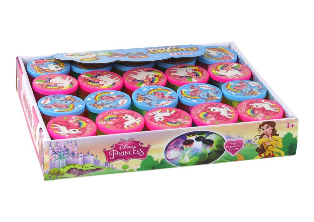 Unicorn LED Light-Up Spring: Roligt, trasselfritt spel!